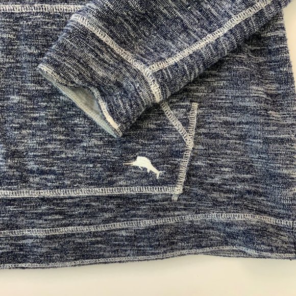 Tommy Bahama Heathered Knit Hooded Sweater - Picture 5 of 9